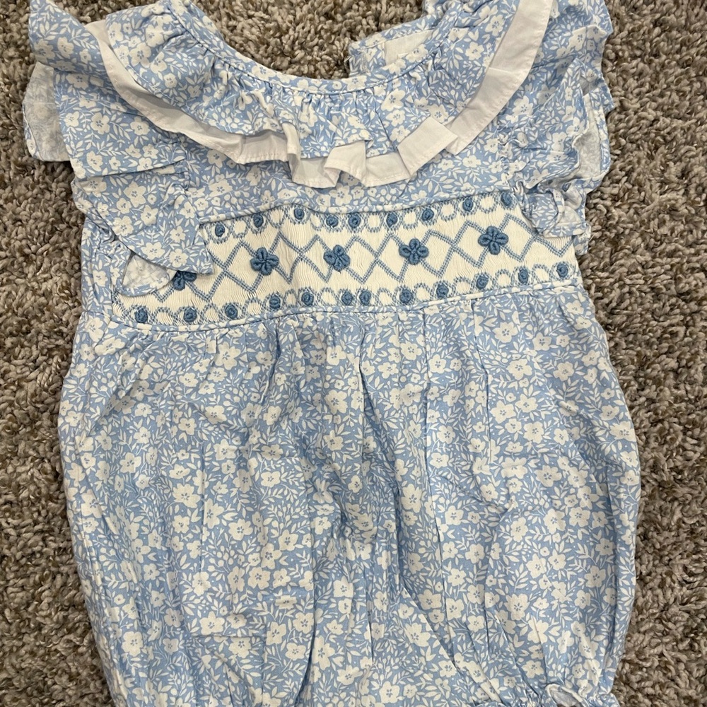 Floral Blue Kids Bottoms